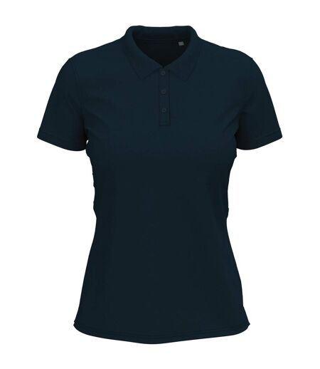 Polo Femme Bleu Foncé Stedman