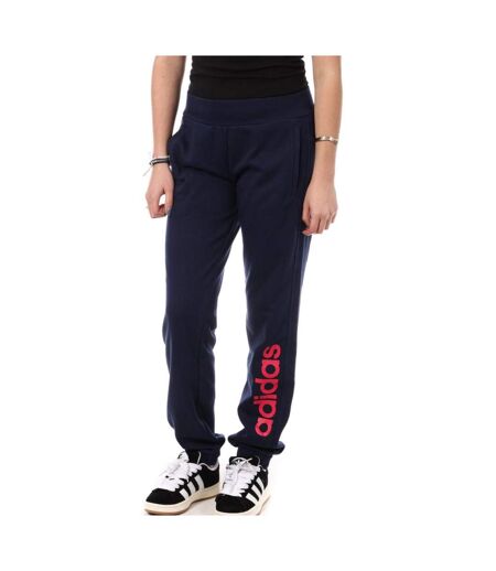 Jogging marine/rouge femme adidas m60639 - l