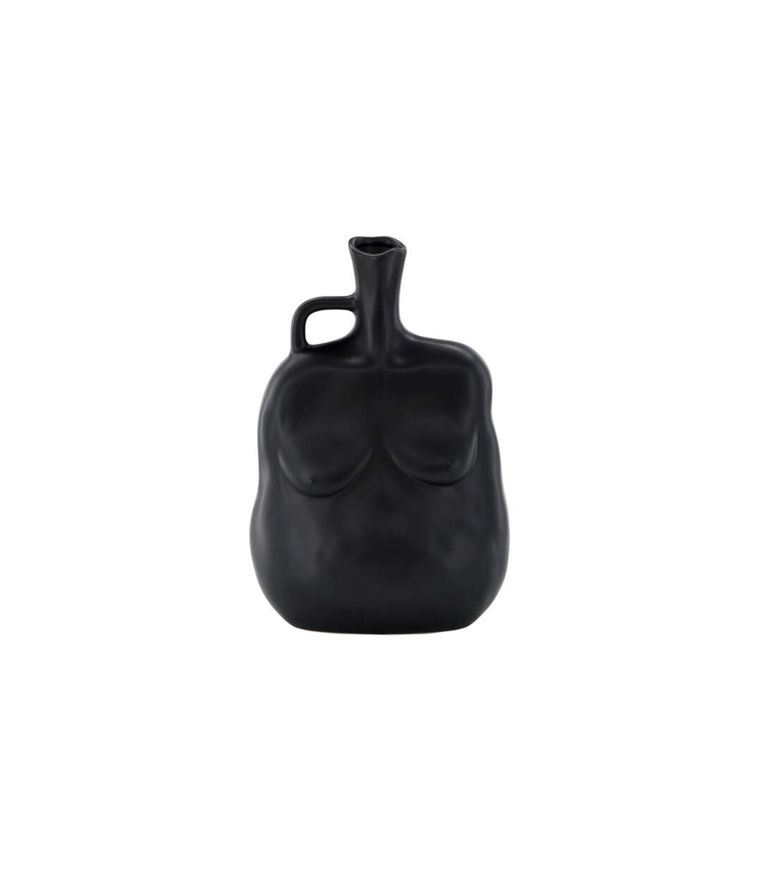 Vase Buste en Céramique Conta 25cm Noir-4