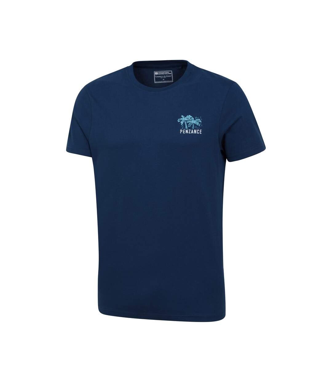 T-shirt penzance homme bleu marine Mountain Warehouse-3