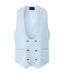 Mens Archer Donegal Waistcoat Blue Without Prejudice-2