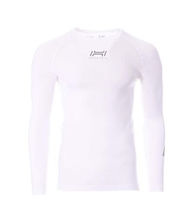 T-shirt manches longues blanc homme hungaria baselayers - s/m