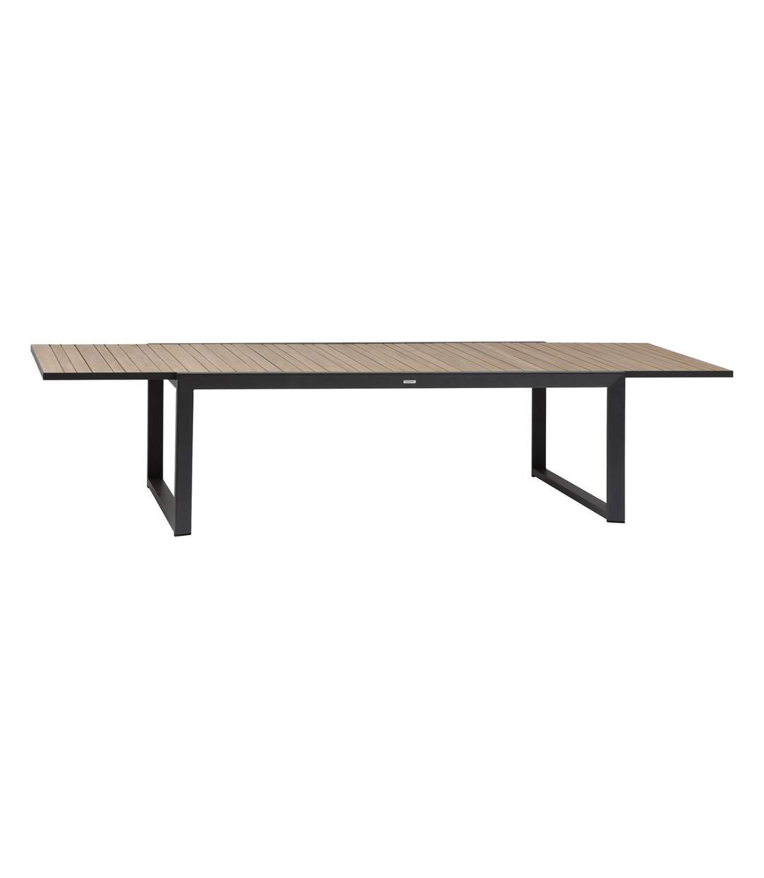 Table de jardin extensible Corvo acacia et aluminium - 12 Places-5