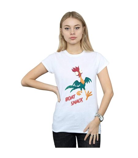 Disney Femme/Les femmes Moana Boat Snack - T-shirt en coton (Blanc) - UTBI49493