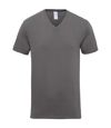 Gildan Adults Unisex Short Sleeve Premium Cotton V-Neck T-Shirt (Charcoal) - UTRW4738