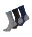 X3 Paires de Chaussettes Gris/Noir/Marine Mixte Odlo Allround - 36/38