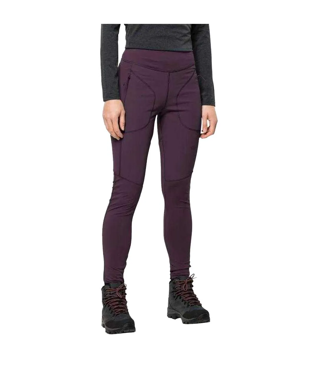 Pantalon Salmaster Femme Violet Clair Jack Wolfskin-3