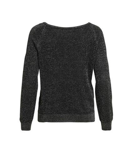 Pull Noir Femme Vila Klano - M