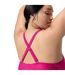 Womens/ladies Shaping V Neck Plus One Piece Swimsuit Pink Speedo-3