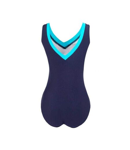 Maillot De Bain 1 Pièce Angie Femme Bleu Bleu Marine Foncé Crowell