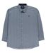 Chemise Manches Longues Motif/style Géométrique Homme Bleu Marine Raging Bull-1