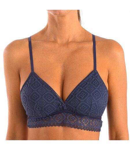 Wireless lace bralette bra for women, KIM model. Elegance, comfort and natural everyday style.