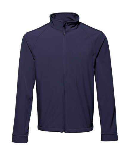 2786 Mens 3 Layer Softshell Performance Jacket (Windproof & Water Resistant) (Navy)