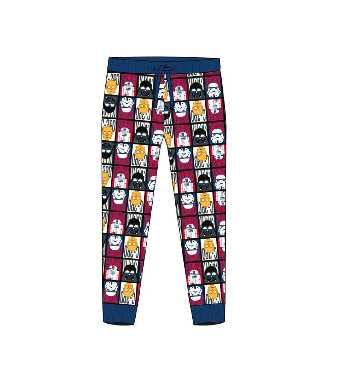 Star Wars Mens Cuffed Lounge Pants (Multicoloured) - UTUT389