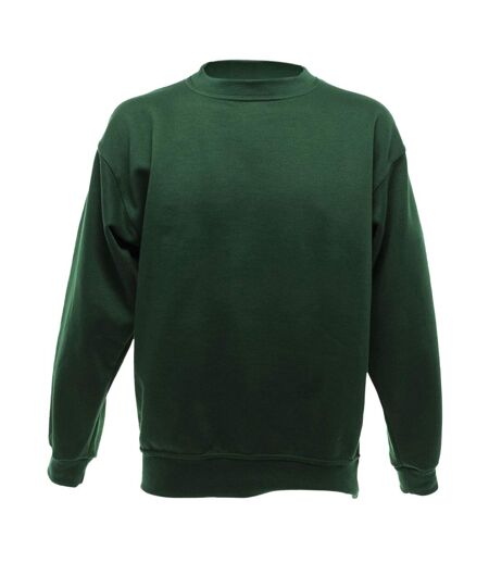 UCC 50/50 Mens Heavyweight Plain Set-In Sweatshirt Top (Bottle Green) - UTBC1193