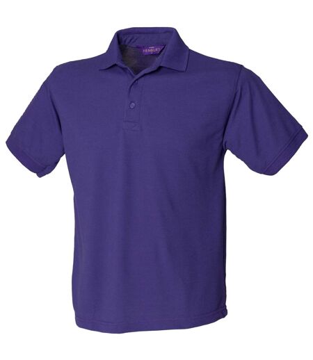 Henbury Mens Short Sleeved 65/35 Pique Polo Shirt (Jade)