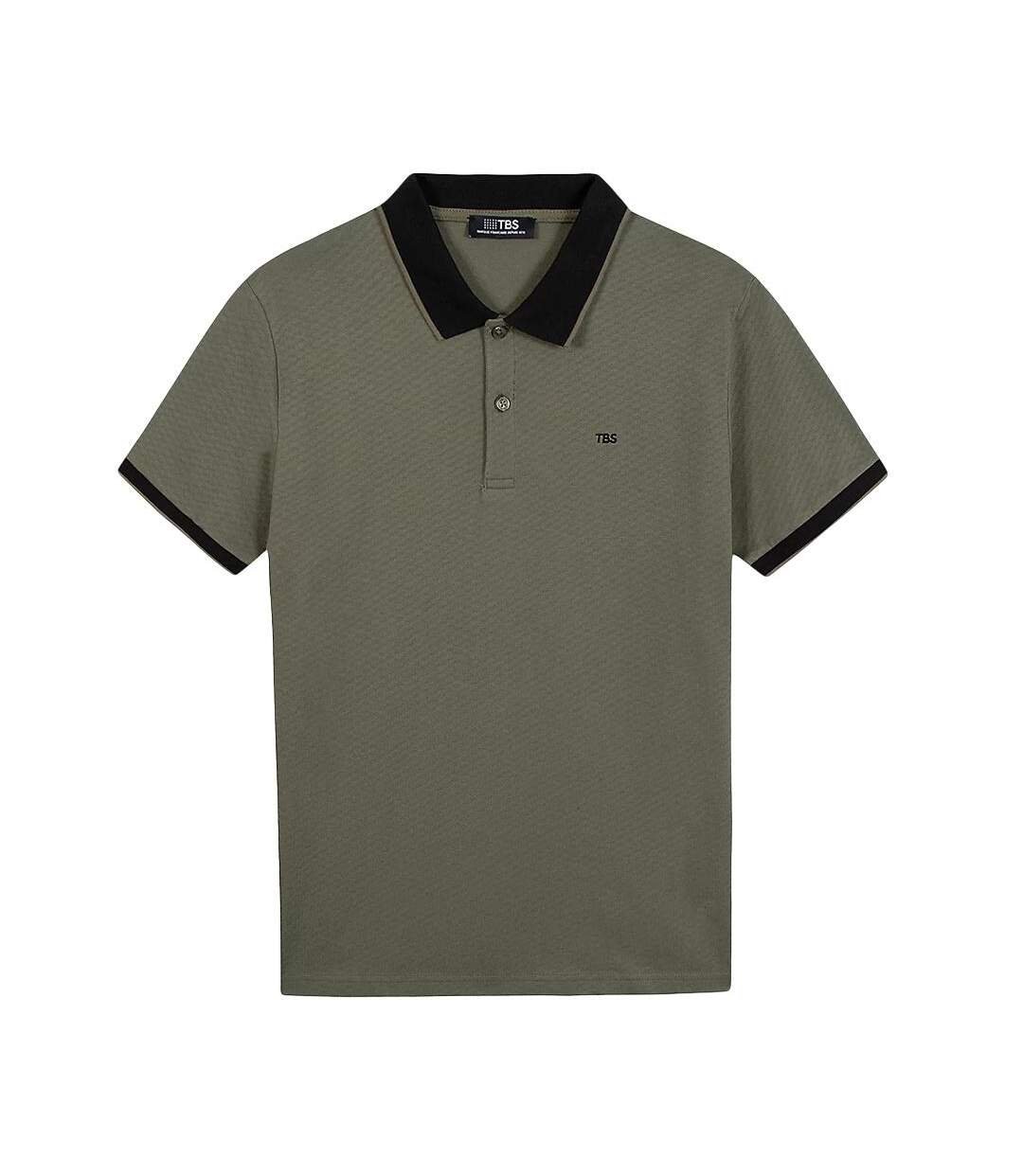 Polo kaki homme tbs lierre-1