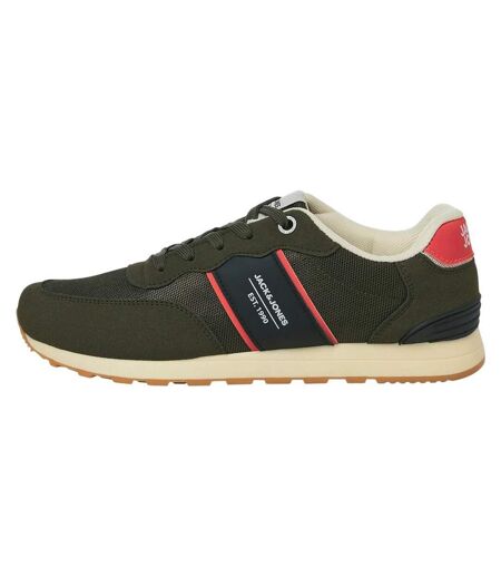 Mens Spirit Runner Trainers Olive Night Jack And Jones