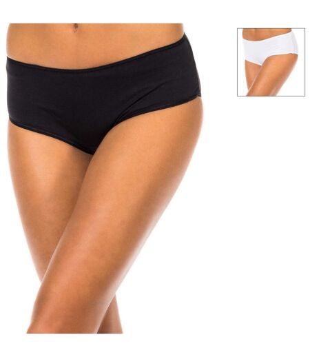 Pack-2 Culottes Cotton breathable fabric D05DX woman comfortable and discreet design for daily use
