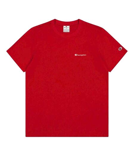T-shirt Manches Courtes Homme Rouge Champion