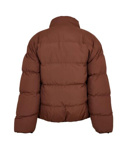 Mens Heavyweight Regular Puffer Jacket Brown NYC