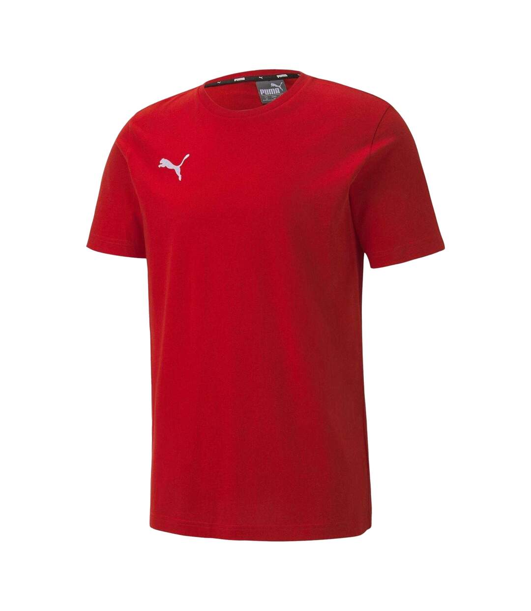 Mens Teamgoal 23 Casuals Cotton T-shirt Red Puma-2