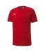 Mens Teamgoal 23 Casuals Cotton T-shirt Red Puma-2