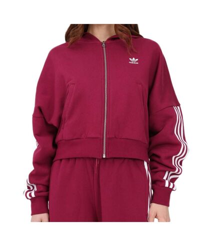 Sweat Zippé Rose Femme Adidas Hoodie - 34