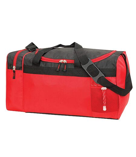 Shugon Cannes Sports/Overnight Holdall / Duffel Bag (33 liters) (Red/Black) (One Size)