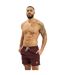 Mens Block Swim Shorts Cherry Urban Classics-2