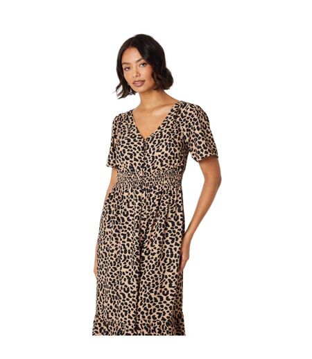 Robe mi-longue femme marron / noir Dorothy Perkins