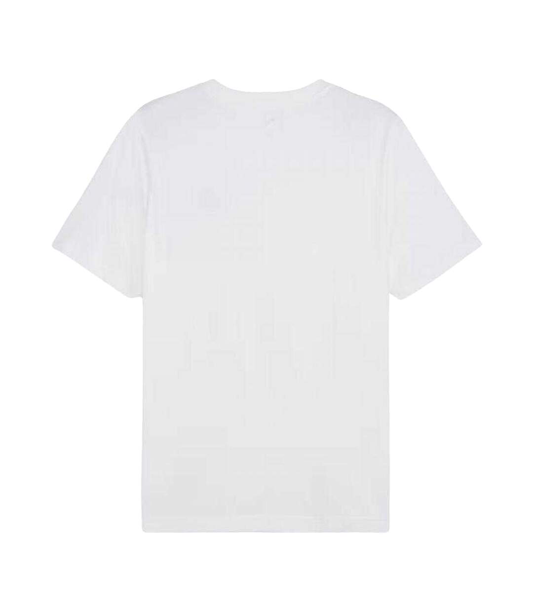 T-shirt Style Petit Logo Essentials No Homme Blanc Puma-3