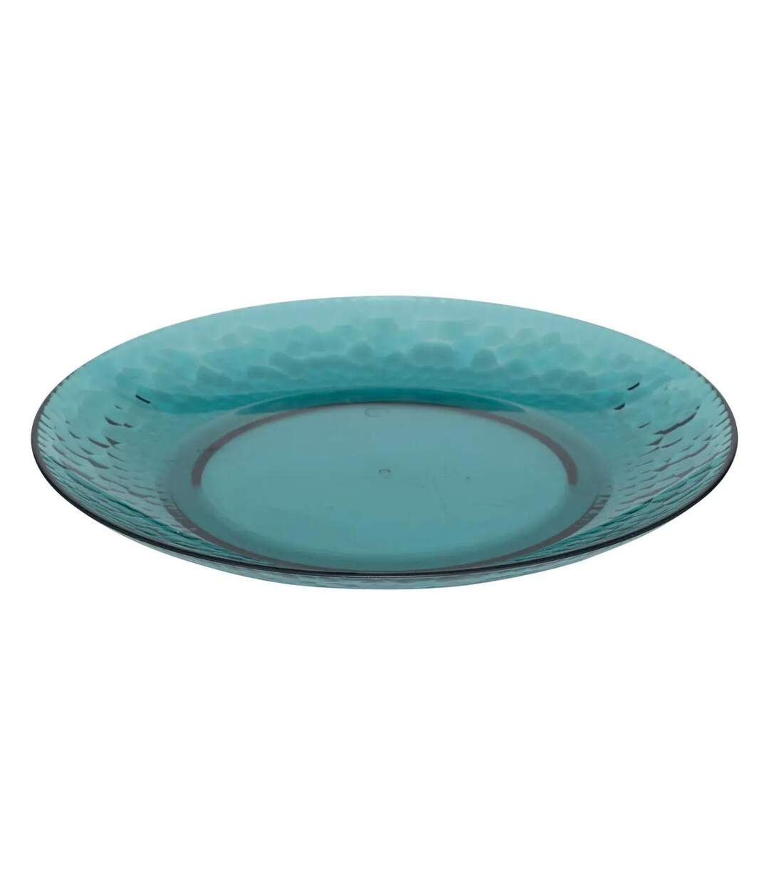 Lot de 6 Assiettes à Dessert Réutilisables Estiva 20cm Bleu Pétrole-1