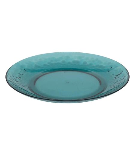 Lot de 6 Assiettes à Dessert Réutilisables Estiva 20cm Bleu Pétrole