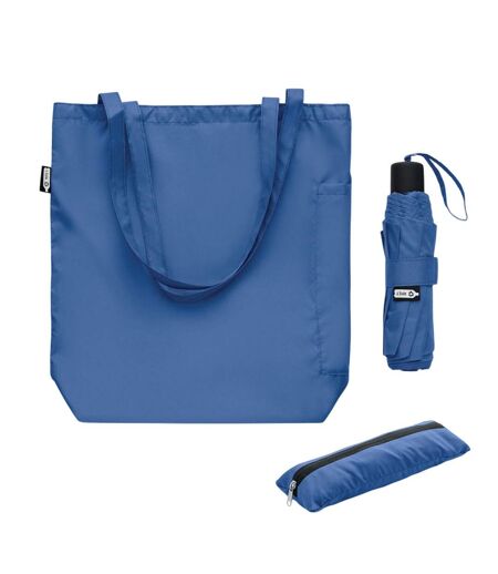 Seattle rpet folding umbrella set one size royal blue MidOcean