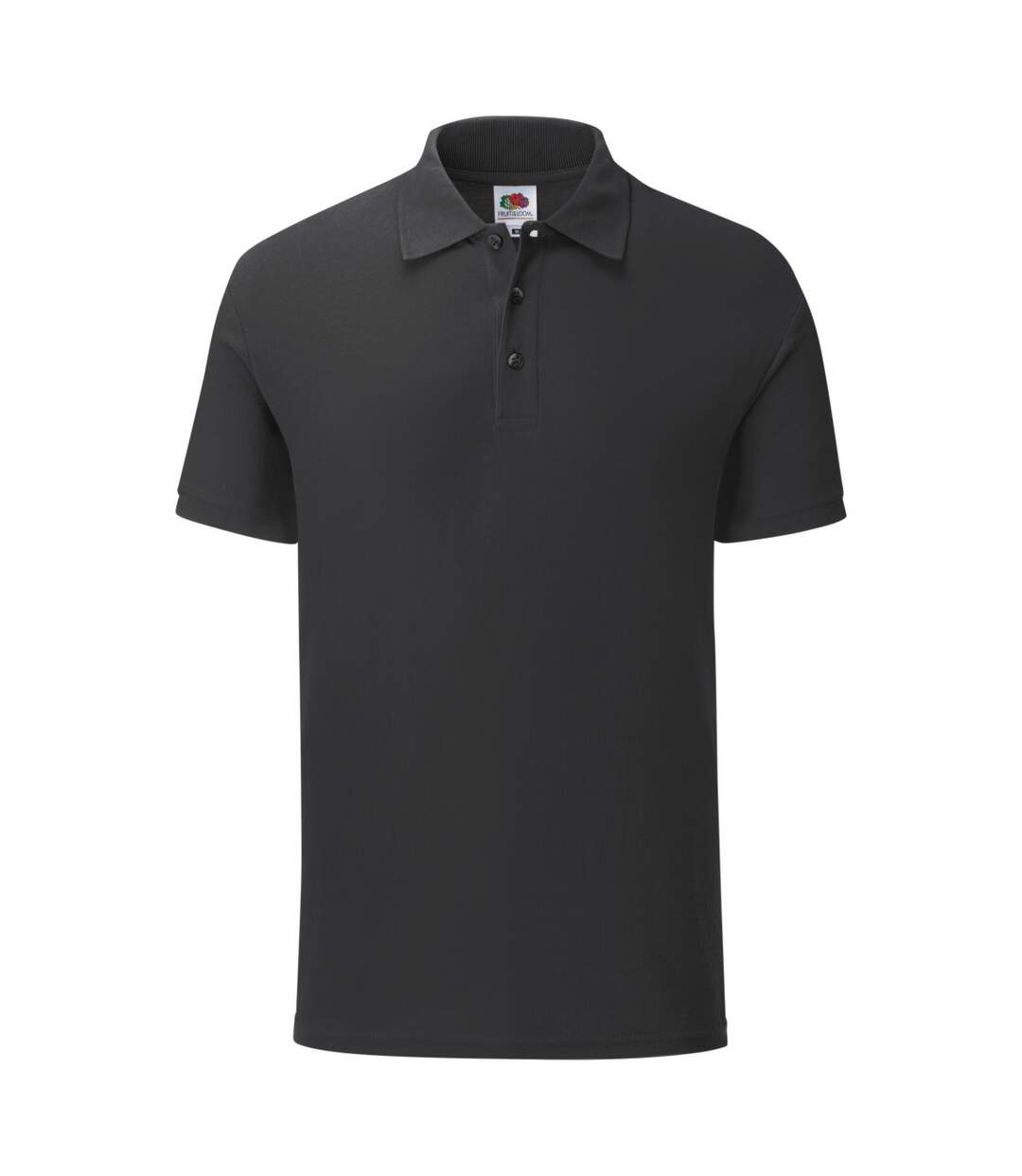 Fruit Of The Loom Mens Iconic Polo Shirt (Black) - UTRW6516