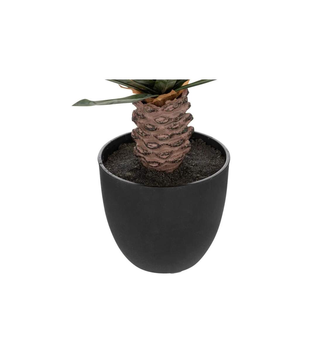 Palmier Artificiel en Pot Rivi 52cm Noir & Vert-2
