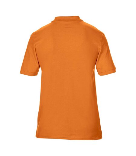 Gildan Mens DryBlend Adult Sport Double Pique Polo Shirt (Safety Orange) - UTBC3191