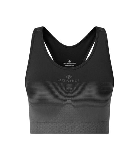 Ronhill Womens/Ladies Seamless Sports Bra (Black/Carbon)