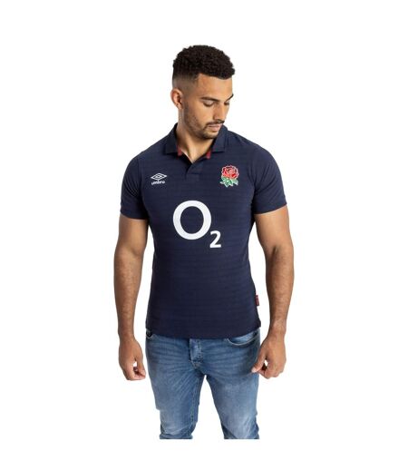 Umbro Unisex Adult 23/24 England Rugby Alternative Jersey (Navy Blue/White/Red)