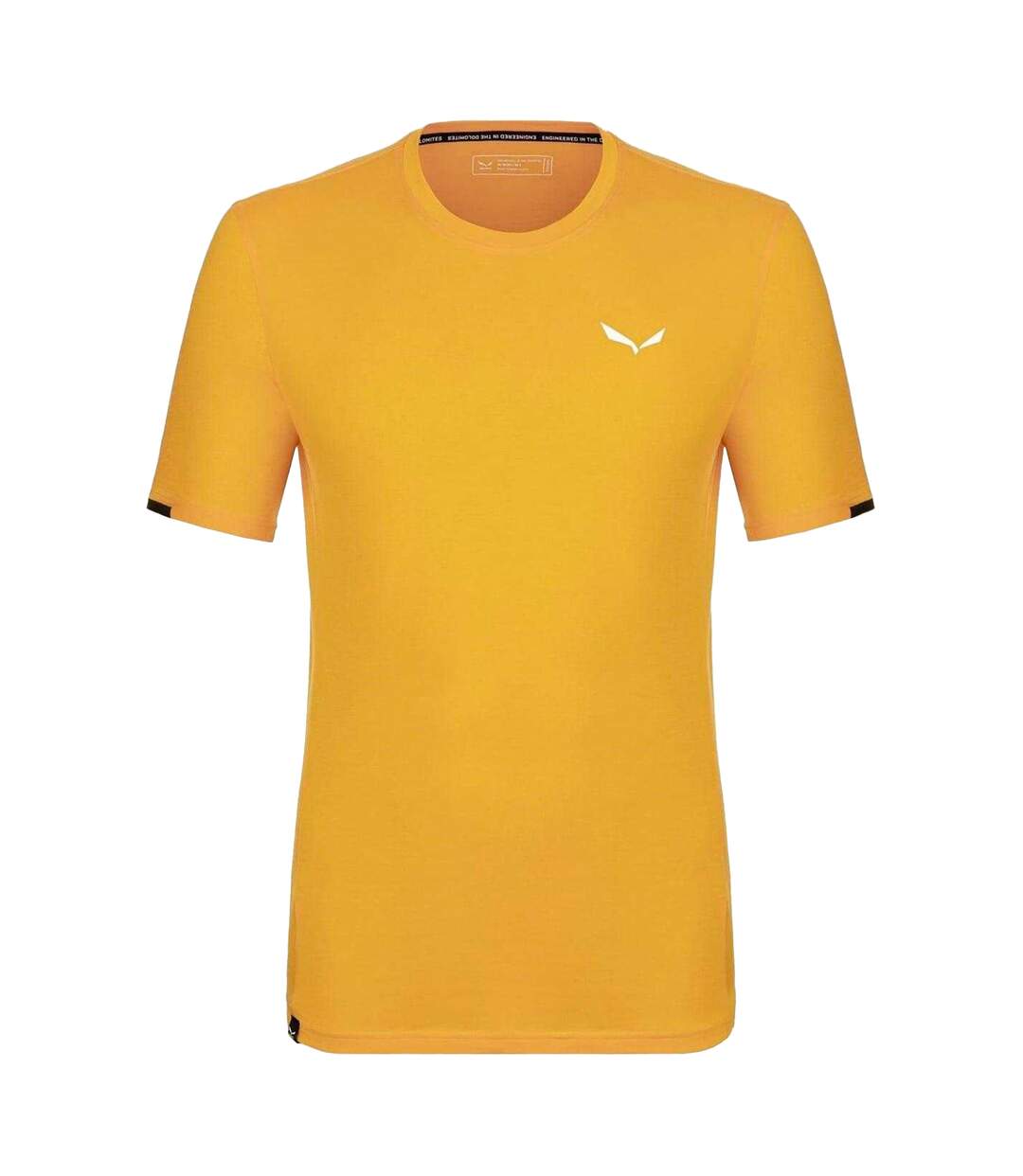 T-shirt Manches Courtes Pedroc Homme Jaune Or Salewa-1