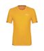 T-shirt Manches Courtes Pedroc Homme Jaune Or Salewa-1