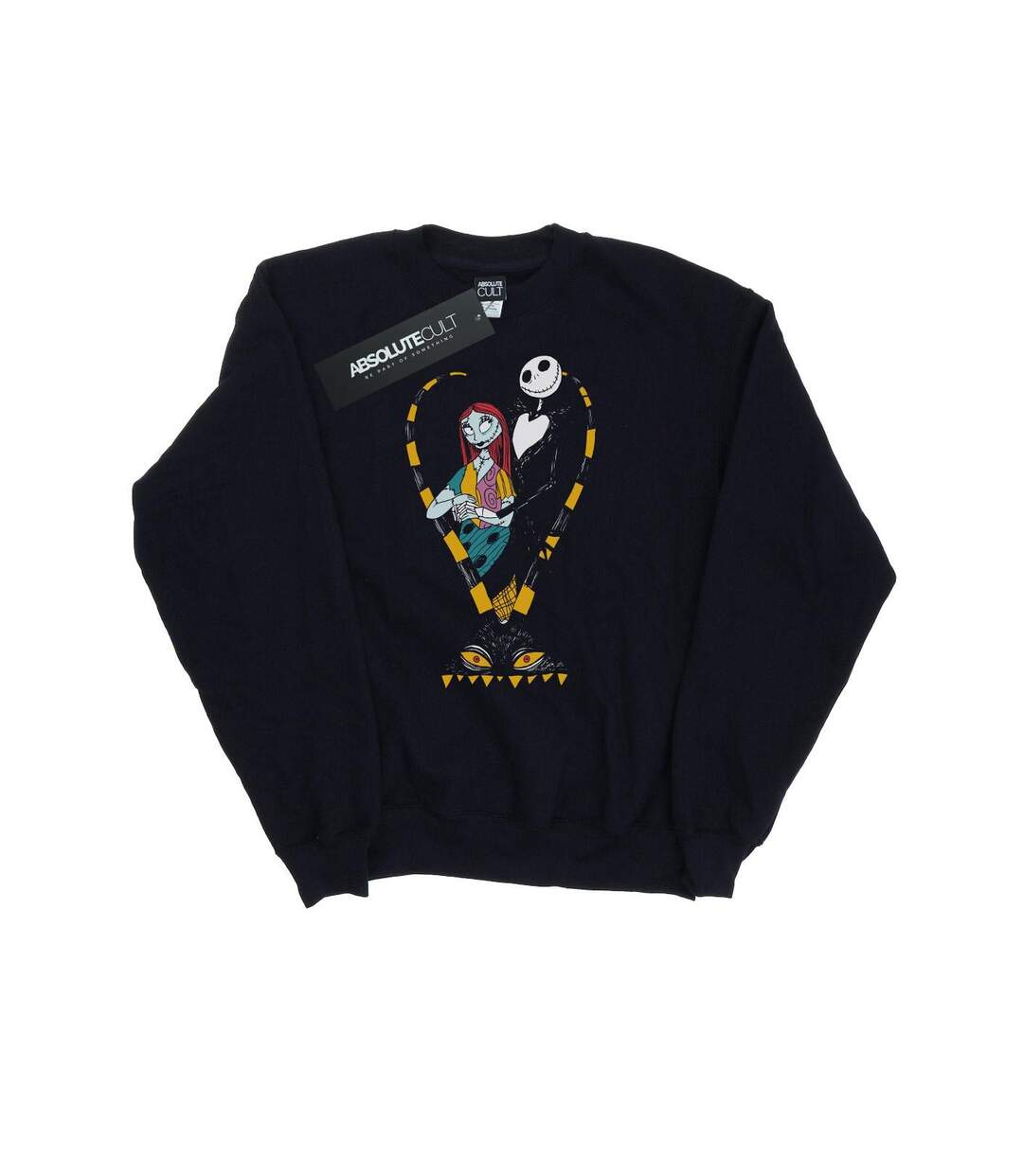 Disney - Sweat NIGHTMARE BEFORE CHRISTMAS JACK AND SALLY LOVE - Femme (Noir) - UTBI9510-1