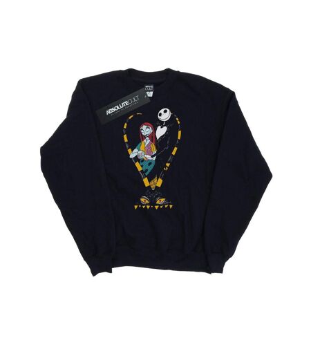 Disney - Sweat NIGHTMARE BEFORE CHRISTMAS JACK AND SALLY LOVE - Femme (Noir) - UTBI9510