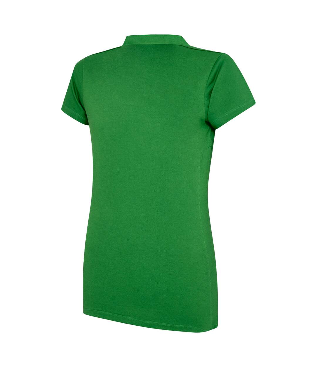 Womens/ladies Club Essential Polo Shirt Emerald White Umbro-2