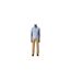 Mens Seersucker Regular Short-sleeved Shirt Blue Paul Smith-1