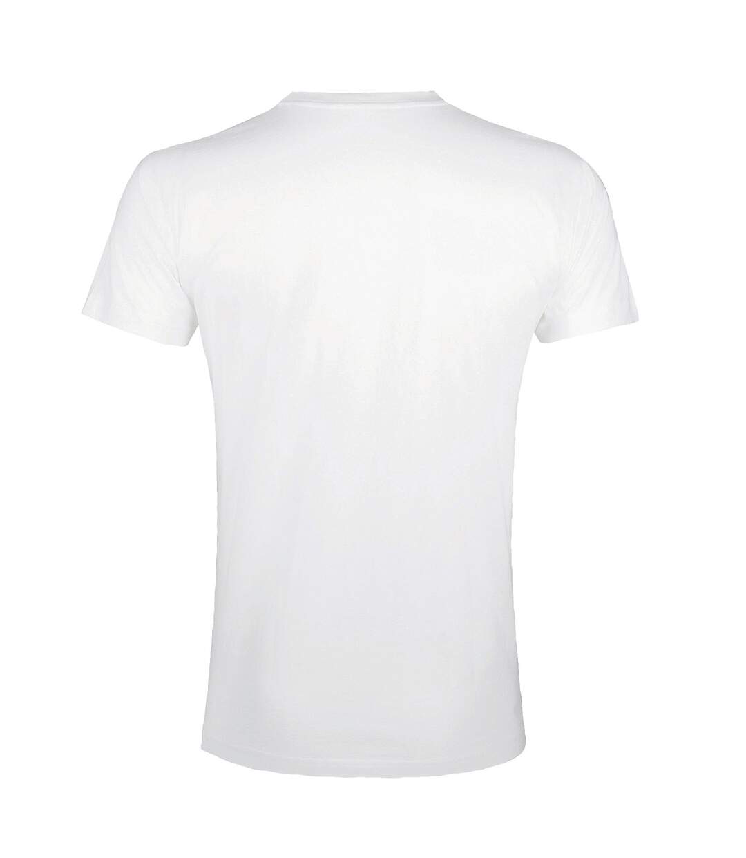 Imperial t-shirt à manches courtes et coupe ajustée homme blanc SOLS-2