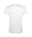 Imperial t-shirt à manches courtes et coupe ajustée homme blanc SOLS-2