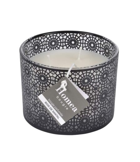 Bougie Parfumée 3 Mèches Graphic Ethnic 11cm Noir