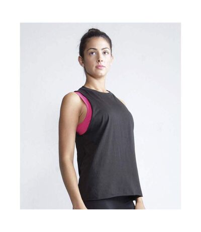 Débardeur À Col Rond Femme Noir SF